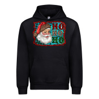 Black Santa Ho Ho Ho Urban Hoodie - RanaPortraitStore