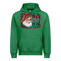 Emerald Santa Ho Ho Ho Urban Hoodie - RanaPortraitStore