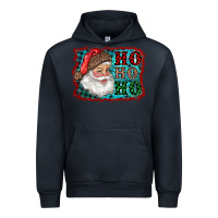 Navy Santa Ho Ho Ho Urban Hoodie - RanaPortraitStore