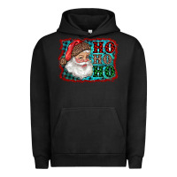 Pigment Black Santa Ho Ho Ho Urban Hoodie - RanaPortraitStore
