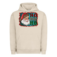 Pigment French Oak Santa Ho Ho Ho Urban Hoodie - RanaPortraitStore