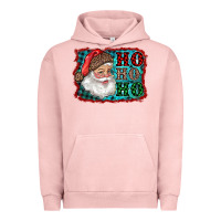 Pigment Salmon Santa Ho Ho Ho Urban Hoodie - RanaPortraitStore