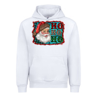 White Santa Ho Ho Ho Urban Hoodie - RanaPortraitStore