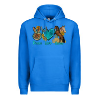 True Royal peace love horses tbw Premium Hoodie - texasbilliewilder
