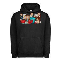 Pigment Black Nurse coffee cups Urban Hoodie - texasbilliewilder