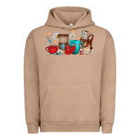 Pigment Burro Nurse coffee cups Urban Hoodie - texasbilliewilder