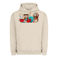 Pigment French Oak Nurse coffee cups Urban Hoodie - texasbilliewilder
