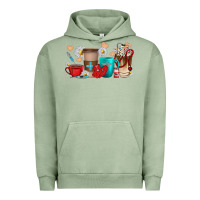 Pigment Oil Green Nurse coffee cups Urban Hoodie - texasbilliewilder