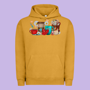 Nurse Coffee Cups Urban Hoodie Designed By Texasbilliewilder