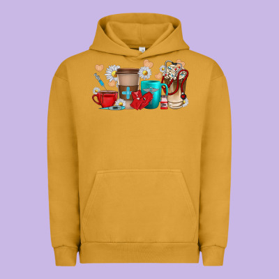Urban Hoodie Nurse coffee cups