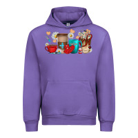 Tulip Nurse coffee cups Urban Hoodie - texasbilliewilder