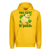 Lemon Too Cute To Pinch Chick Premium Hoodie - RanaPortraitStore
