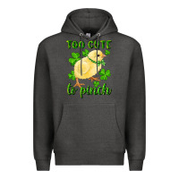 Charcoal Heather Too Cute To Pinch Chick Premium Hoodie - RanaPortraitStore