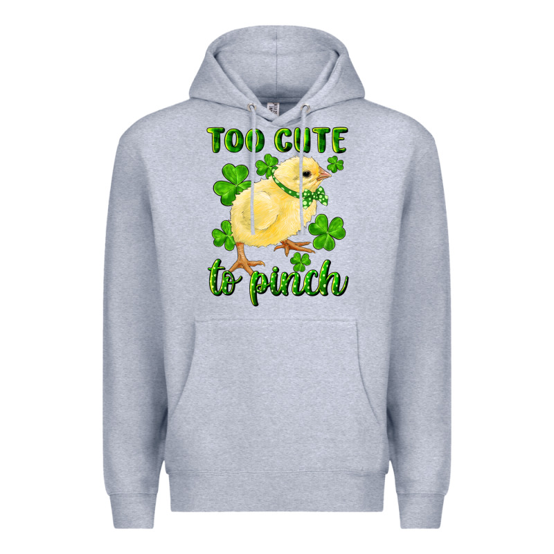Too Cute To Pinch Chick Premium Hoodie by RanaPortraitStore | Teevron