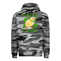 Slate Camo Too Cute To Pinch Chick Premium Hoodie - RanaPortraitStore