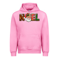 Fuchsia Pink Western Noel Santa Claus Urban Hoodie - RanaPortraitStore