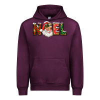 Mauve Wine Western Noel Santa Claus Urban Hoodie - RanaPortraitStore
