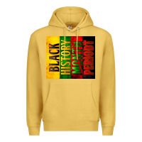 Antique Gold black history month periodt Premium Hoodie - Zillion Design Studio