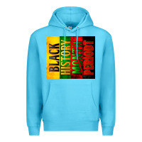 Ocean Blue black history month periodt Premium Hoodie - Zillion Design Studio
