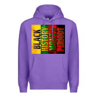 Purple black history month periodt Premium Hoodie - Zillion Design Studio