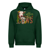 Foreset Green coffee then cows Urban Hoodie - texasbilliewilder