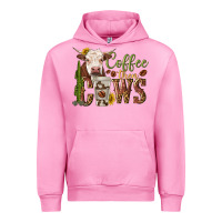 Fuchsia Pink coffee then cows Urban Hoodie - texasbilliewilder