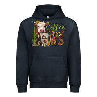 Navy coffee then cows Urban Hoodie - texasbilliewilder