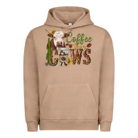 Pigment Burro coffee then cows Urban Hoodie - texasbilliewilder