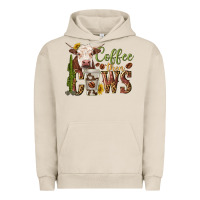 Pigment French Oak coffee then cows Urban Hoodie - texasbilliewilder