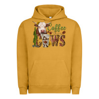 Pigment Peanut Butter coffee then cows Urban Hoodie - texasbilliewilder
