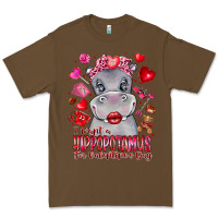 Cacao i want hippopotamus for valentines day Premium Tee - CowhideDigitalArt