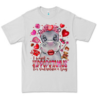 Dove Grey i want hippopotamus for valentines day Premium Tee - CowhideDigitalArt