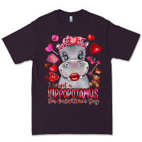 Plum i want hippopotamus for valentines day Premium Tee - CowhideDigitalArt