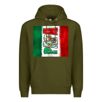 Army Green mexico papa Premium Hoodie - Zillion Design Studio