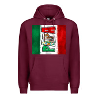 Burgundy mexico papa Premium Hoodie - Zillion Design Studio