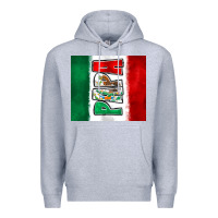 Heather Grey mexico papa Premium Hoodie - Zillion Design Studio
