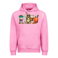 Fuchsia Pink collie dog coffee cups Urban Hoodie - texasbilliewilder