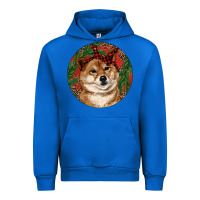 Cobalt Shiba Inu Christmas Urban Hoodie - RanaPortraitStore