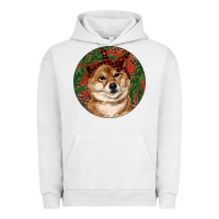 Pigment Lunar Rock Shiba Inu Christmas Urban Hoodie - RanaPortraitStore