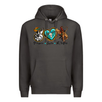 Smoke peace love rodeo Premium Hoodie - texasbilliewilder