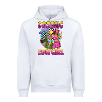 White cosmic cowgirl Urban Hoodie - texasbilliewilder
