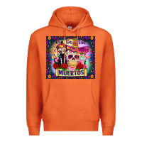 Carrot dia de los muertos Premium Hoodie - Zillion Design Studio