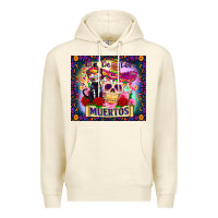 Sandshell dia de los muertos Premium Hoodie - Zillion Design Studio