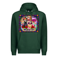 Sports Green dia de los muertos Premium Hoodie - Zillion Design Studio