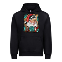 Black Santa Claus Joy Urban Hoodie - RanaPortraitStore