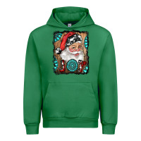 Emerald Santa Claus Joy Urban Hoodie - RanaPortraitStore
