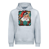 Heather Grey Santa Claus Joy Urban Hoodie - RanaPortraitStore