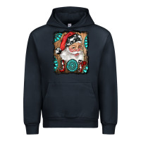 Navy Santa Claus Joy Urban Hoodie - RanaPortraitStore