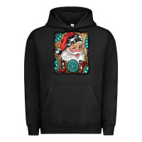 Pigment Black Santa Claus Joy Urban Hoodie - RanaPortraitStore