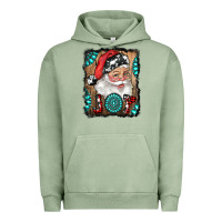 Pigment Oil Green Santa Claus Joy Urban Hoodie - RanaPortraitStore